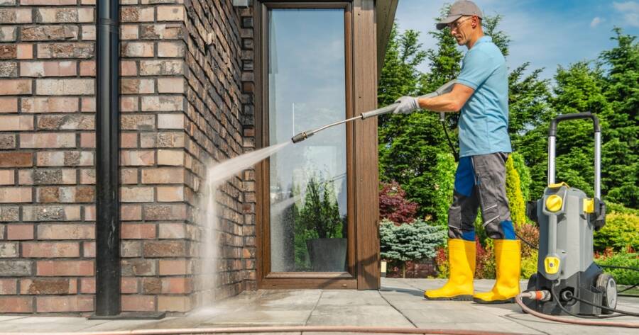 Cost-Efficient Exterior Revamp with Pressure Washing